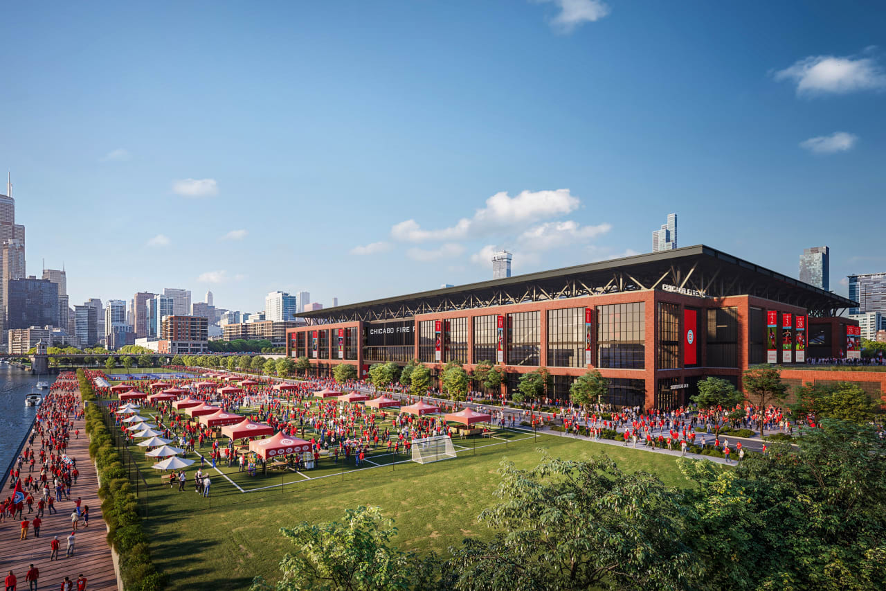 Chicago Fire FC unveils plans for its new stadium set to anchor The 78