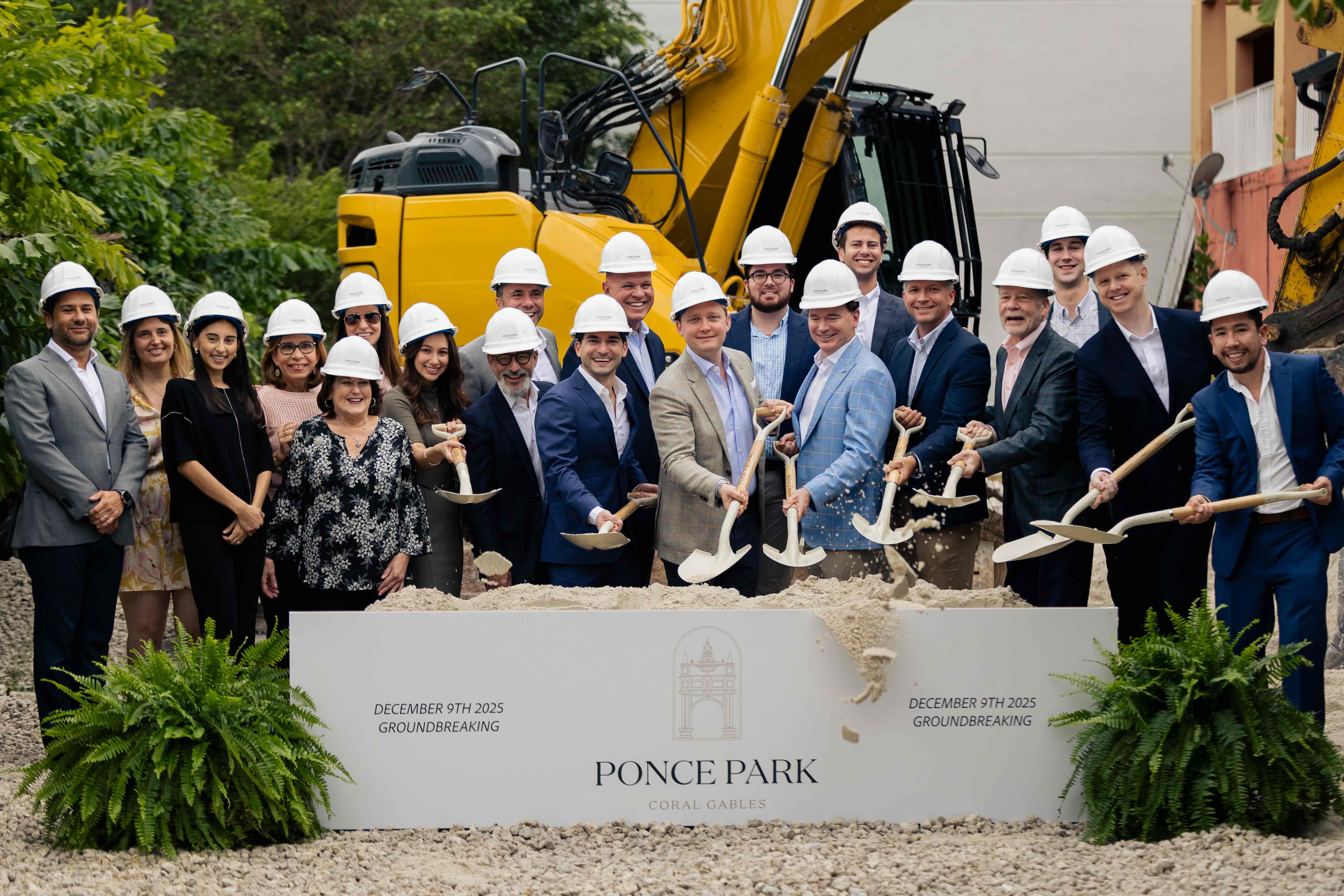 Coral Gables has officially broken ground on Ponce Park, a boutique luxury residence with curated retail and major public-realm improvements.