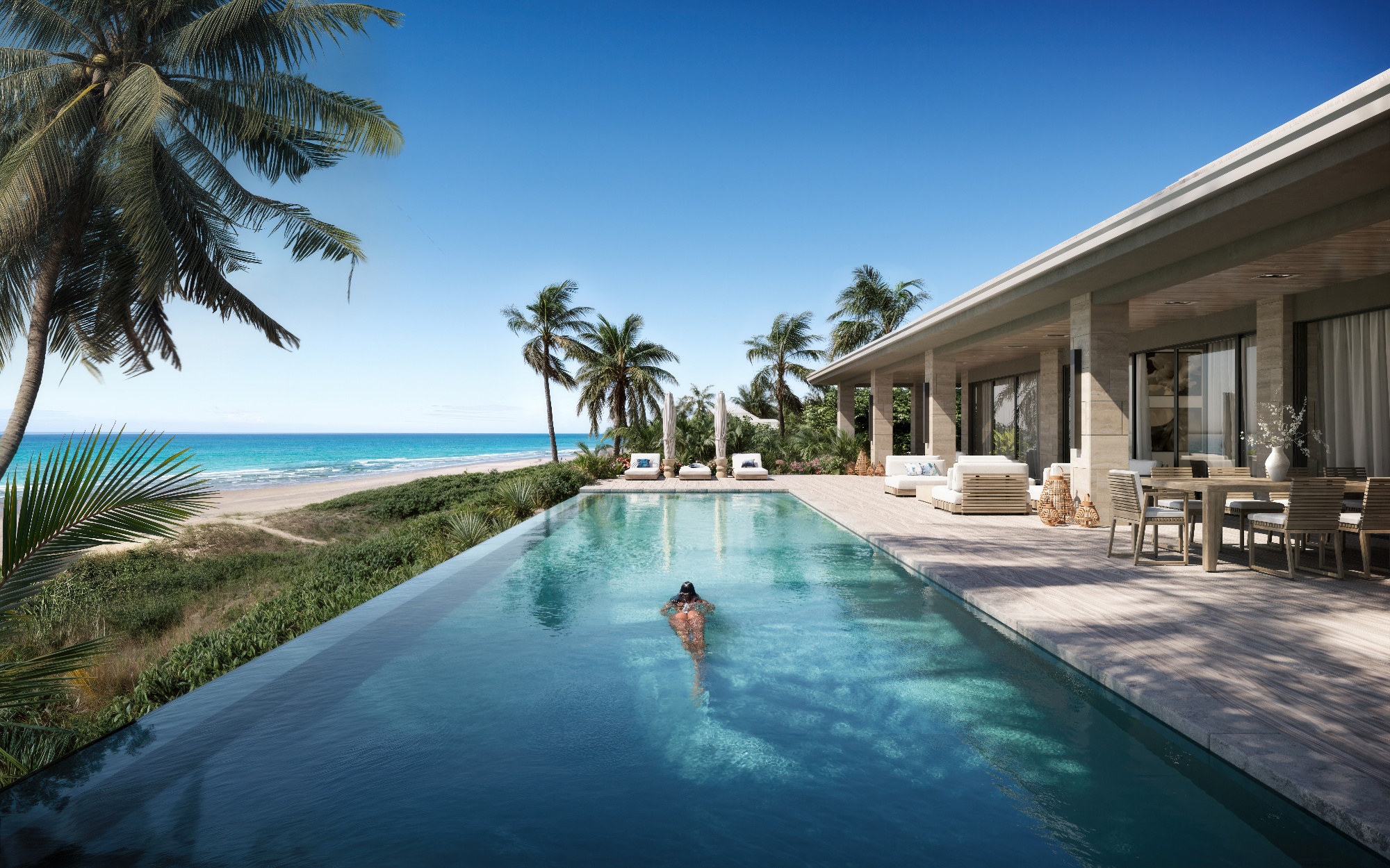 Rendering of Jack's Bay, Eleuthera