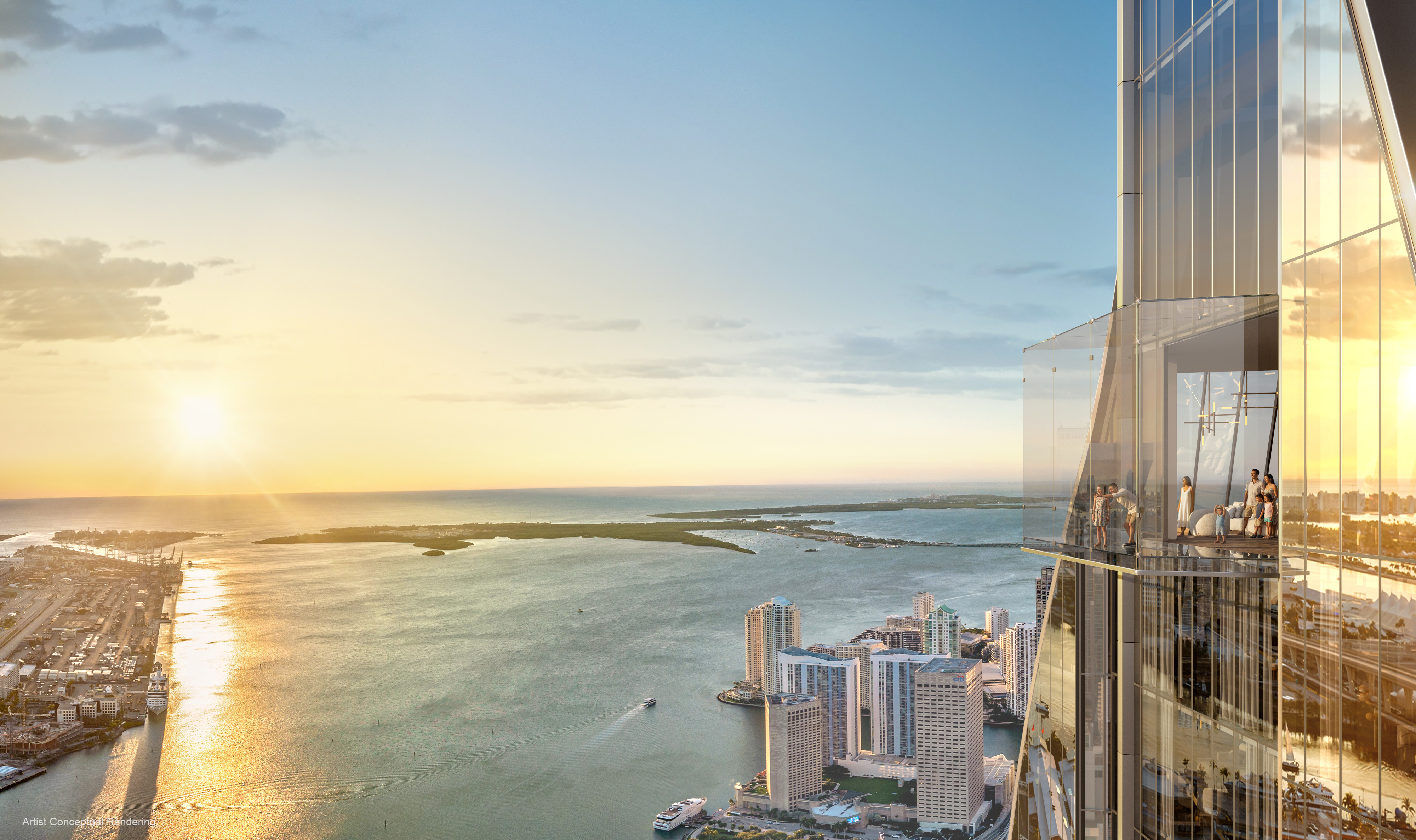 PMG and Ennismore have officially unveiled Delano Residences Miami, a 90-story supertall alongside the Waldorf Astoria tower.