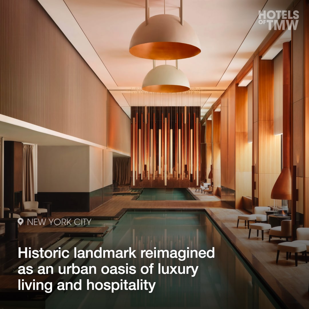Historic landmark reimagined as Aman New York, an urban oasis of luxury living and hospitality