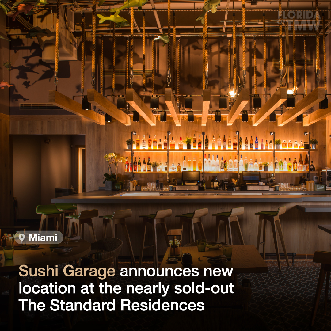 Sushi Garage announces new location at the nearly sold-out The Standard Residences