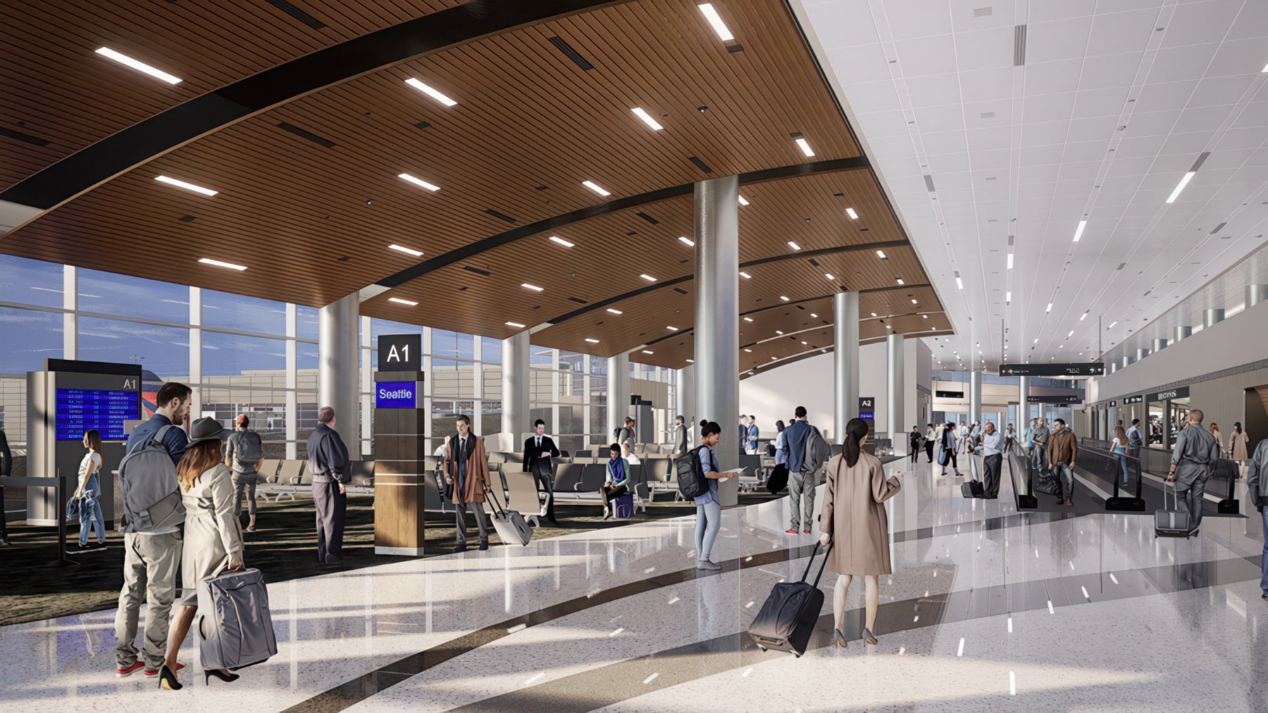 BNA’s Concourse A is tripling in size and will bring new amenities
