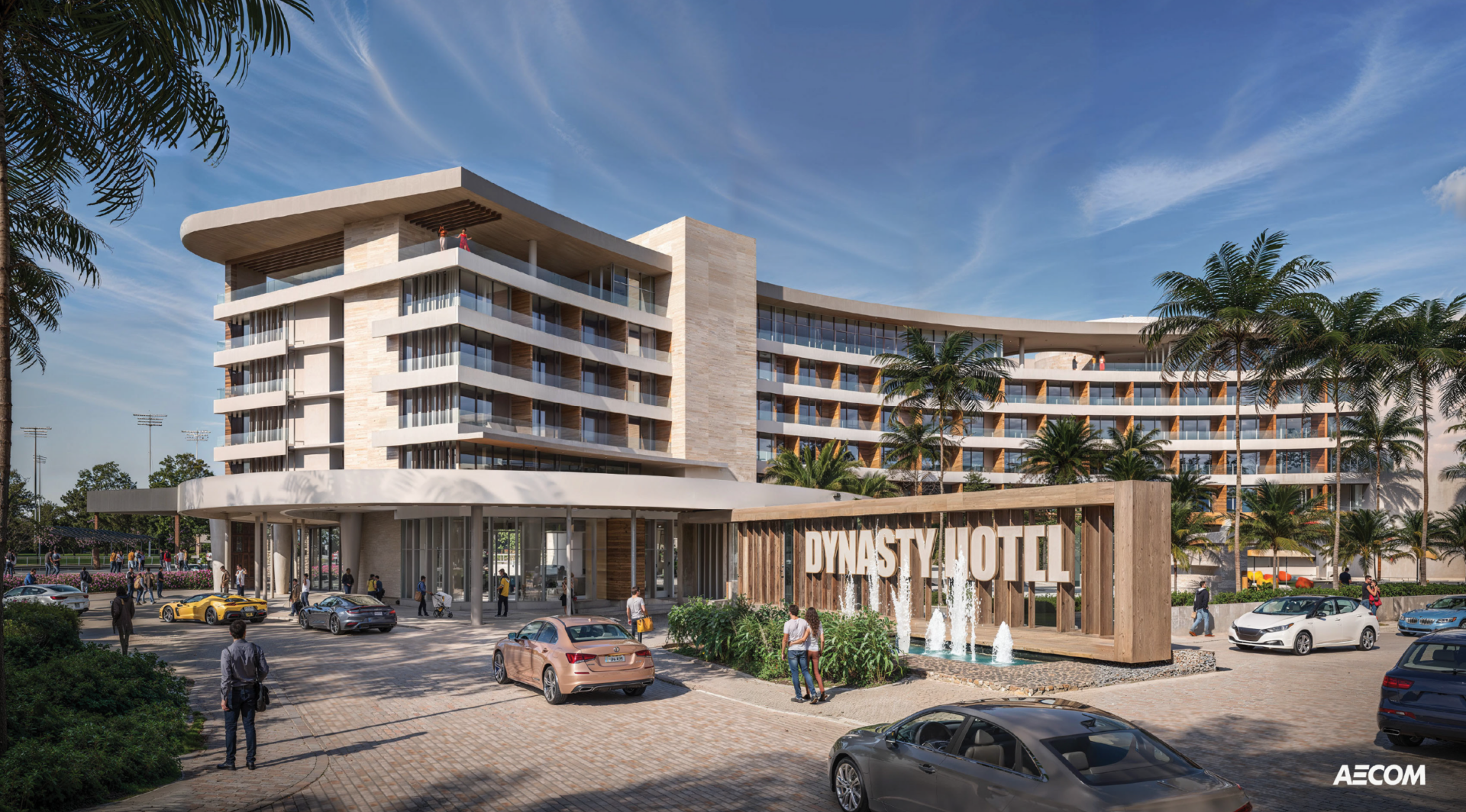 Rendering of The Dynasty, AECOM