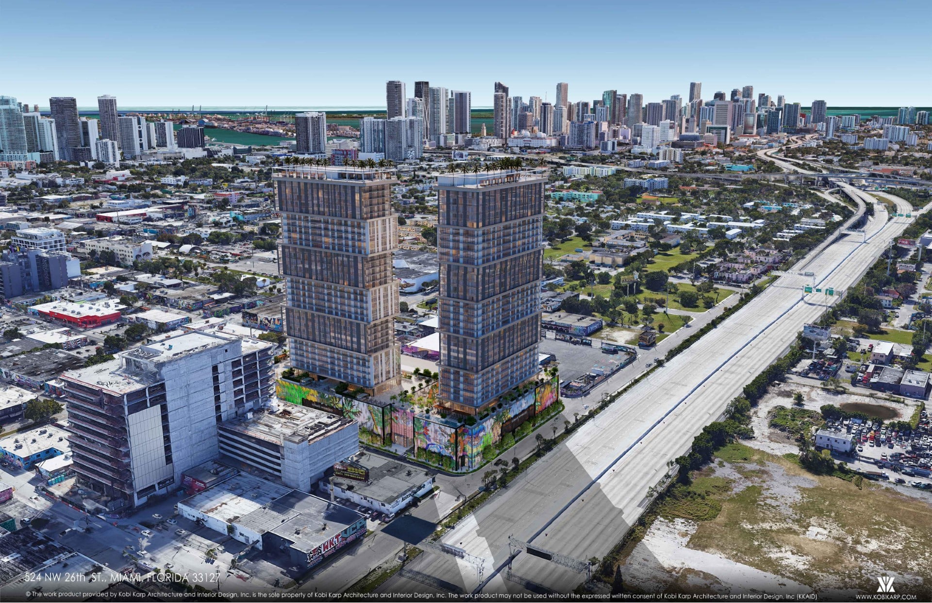 Live Local plans submitted for a pair of 36-story towers dubbed Ultimate Wynwood
