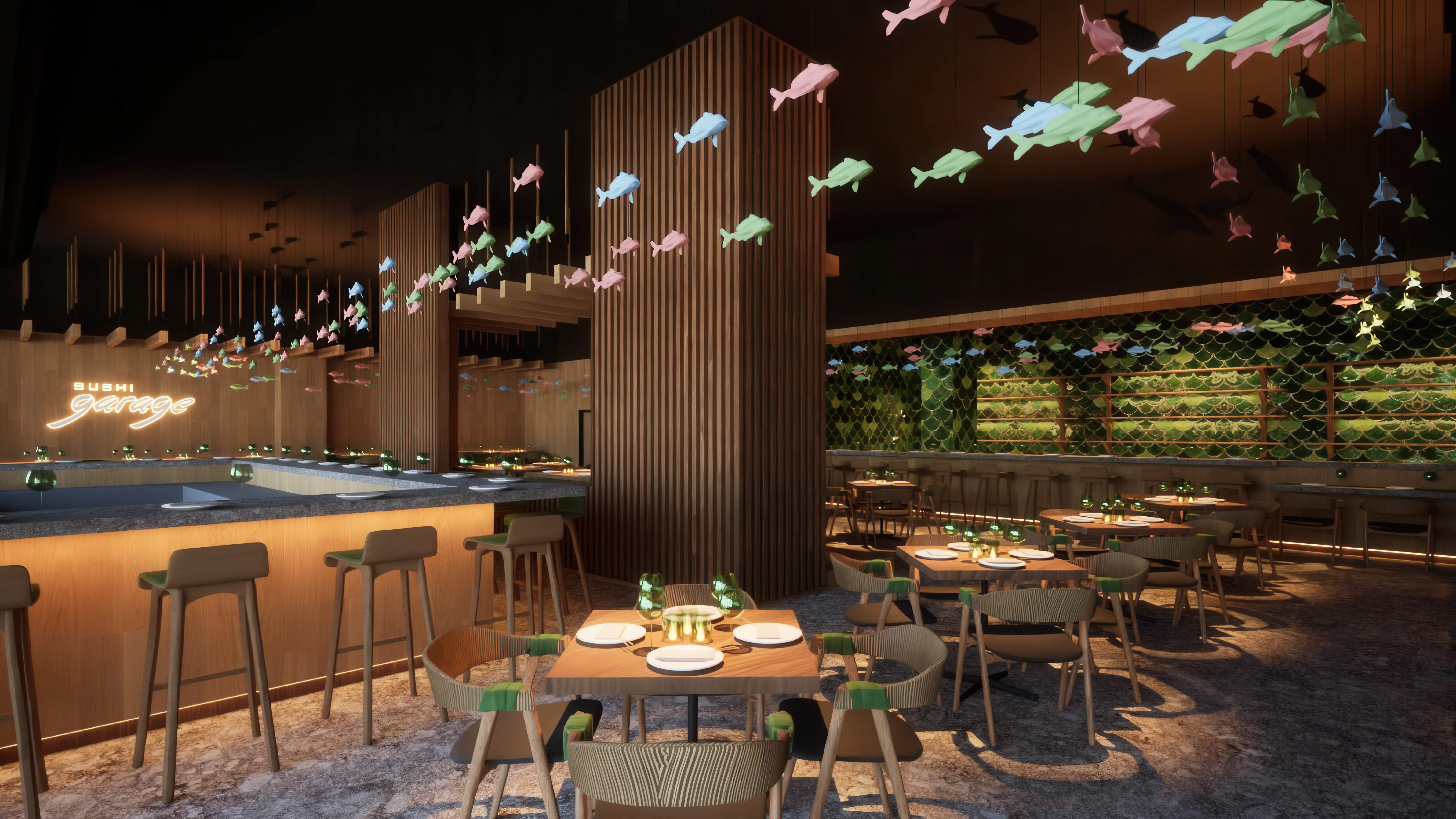 Sushi Garage unveils first look of new restaurant at The Standard Residences, Midtown Miami