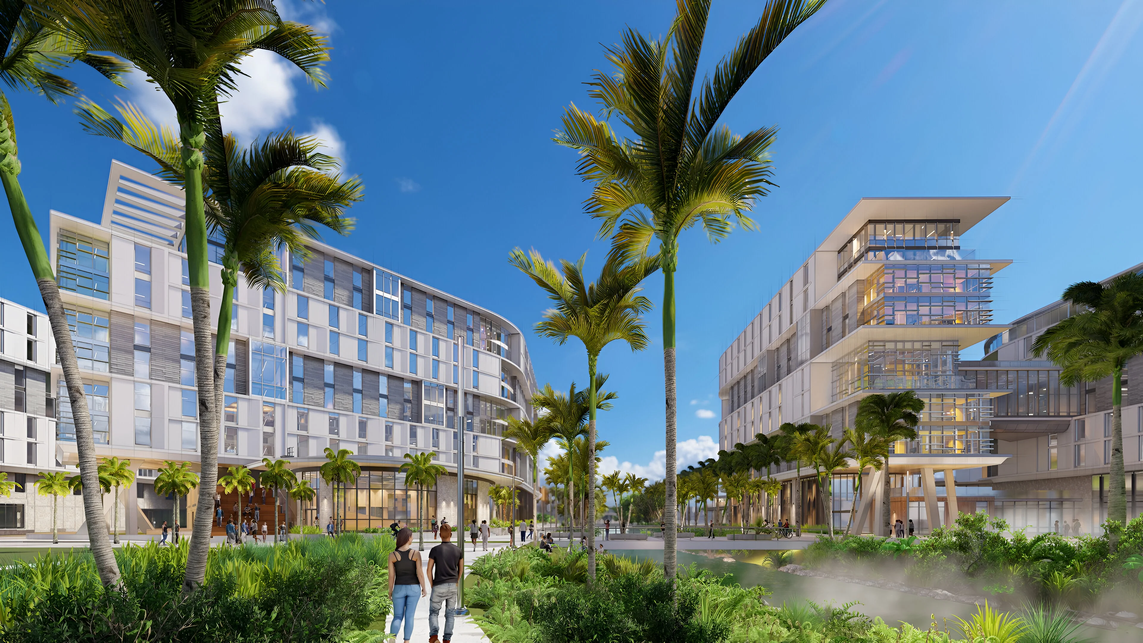 University of Miami's new $355 million Centennial Village that’s designed to house more than 2,000 students just topped out, and opening next year