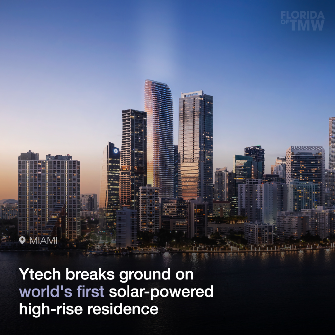 Ytech breaks ground The Residences at 1428, the world's first solar-powered high-rise residential tower 