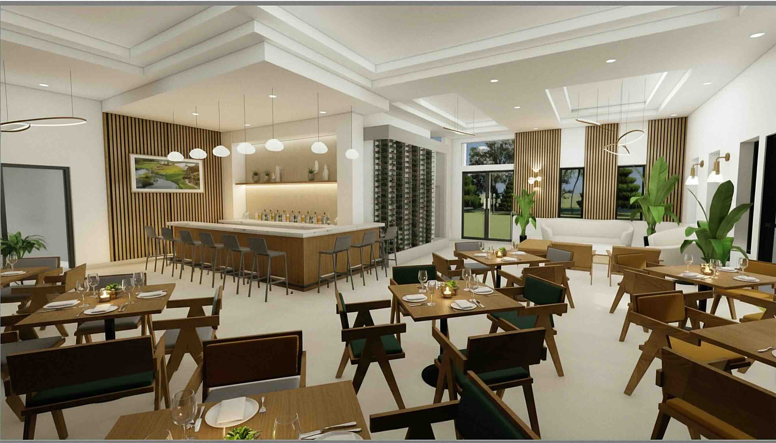 Rendering of Palm Cove's Restaurant