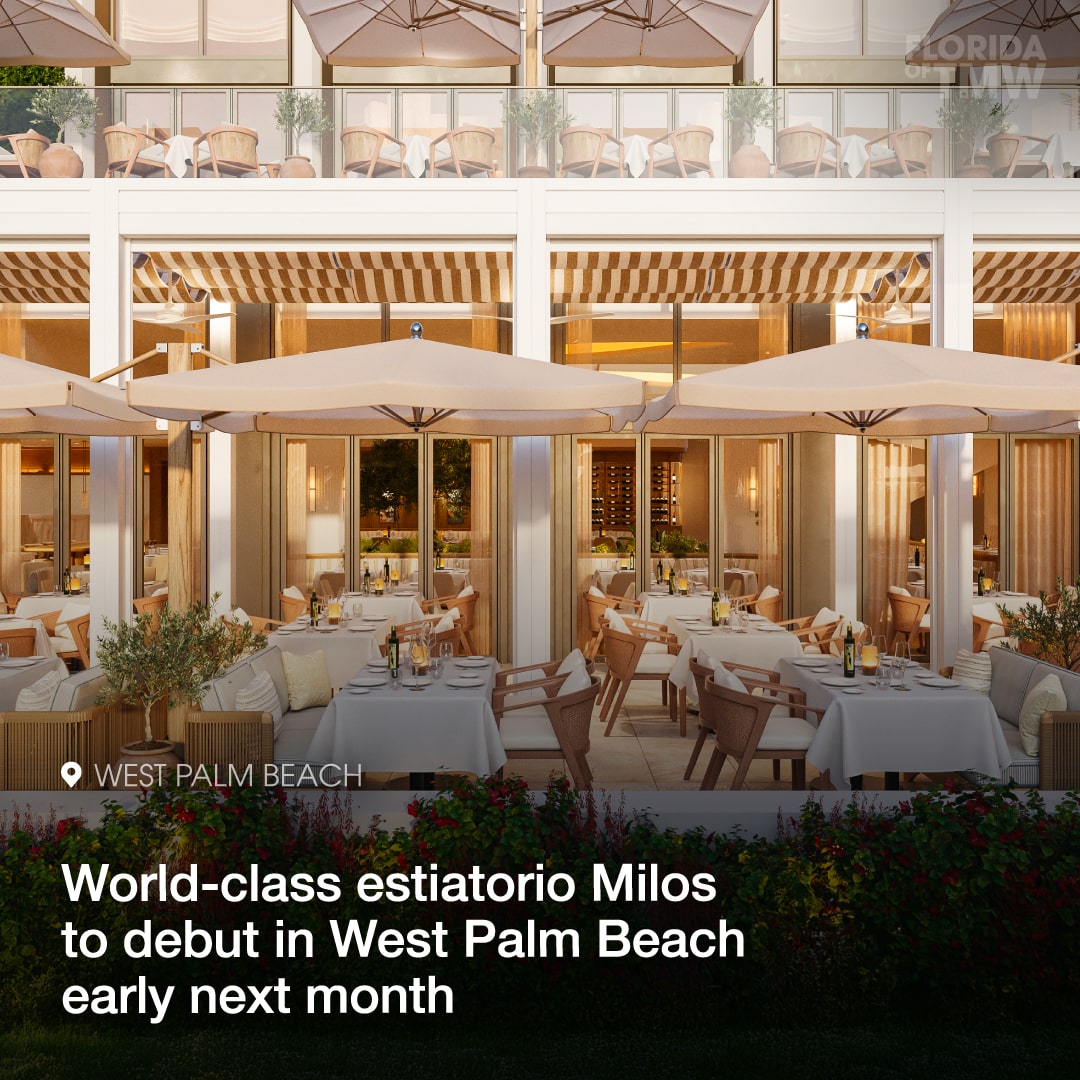 World-class estiatorio Milos to debut in West Palm Beach early next month