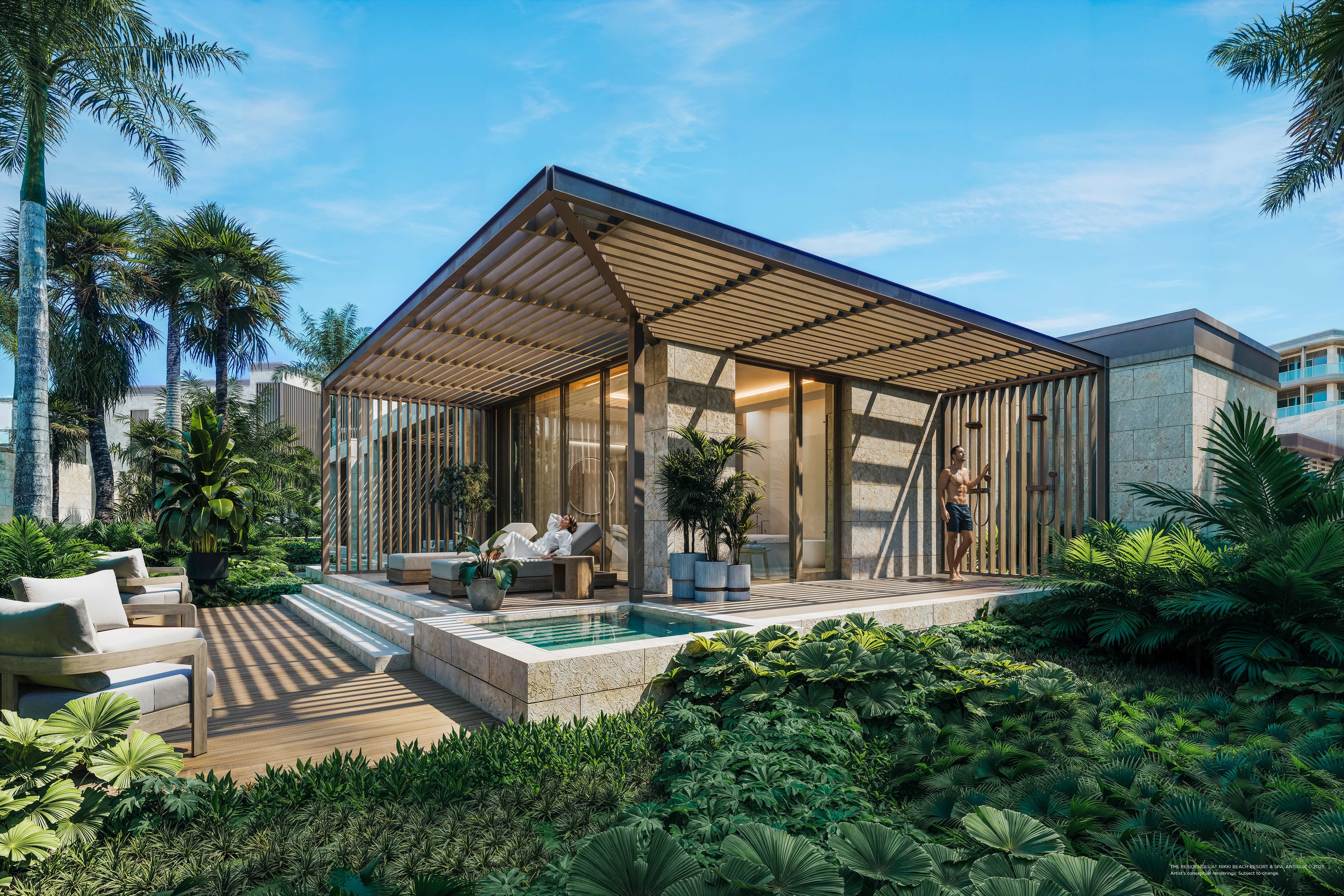 Image courtesy of The Residences at Nikki Beach Resort & Spa Antigua
