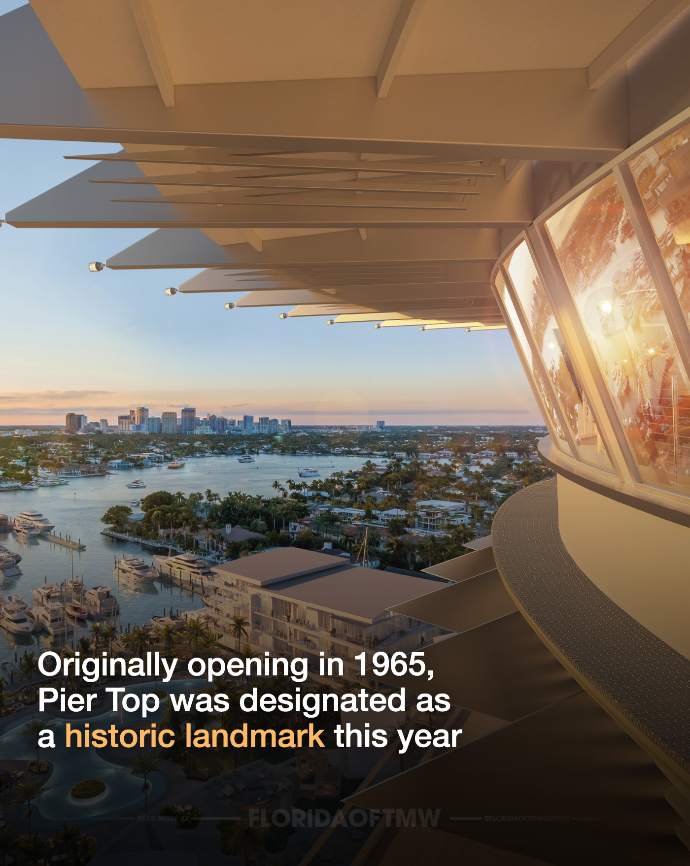 Iconic rotating lounge Pier Top to soon reopen with a modern twist