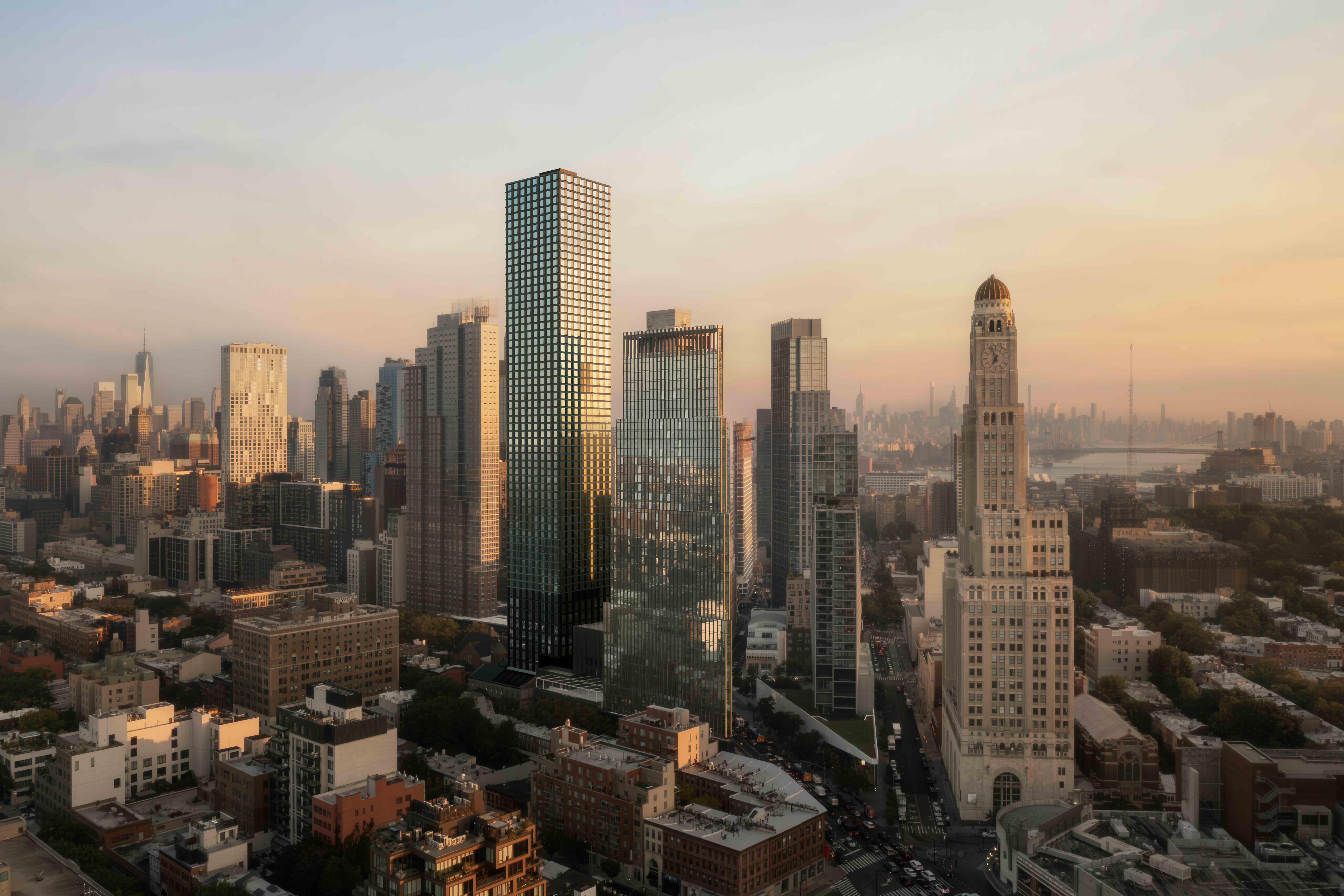 The tallest Passive House-engineered building in the world revealed in the Alloy Block of Downtown Brooklyn