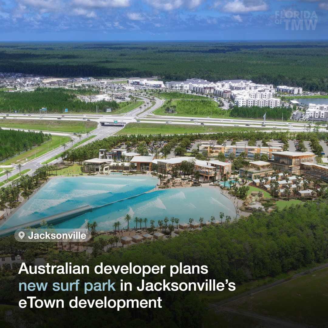Australian developer plans new surf park in Jacksonville’s eTown development
