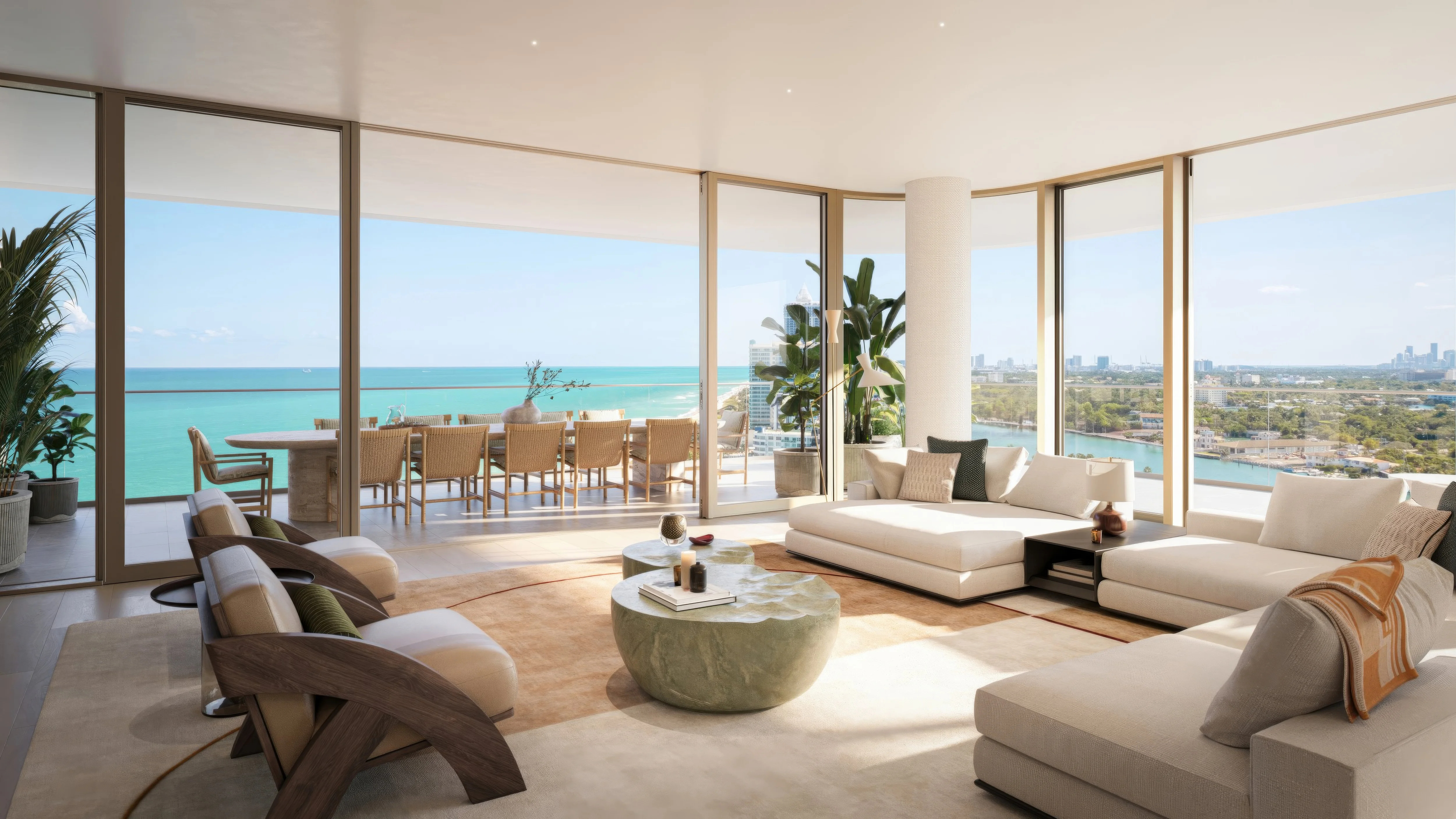 Billionaire Barry Sternlicht's Starwood Capital Group and Mast Capital break ground on the Perigon Miami Beach, an oceanfront condo tower rising 17 stories with 73 units