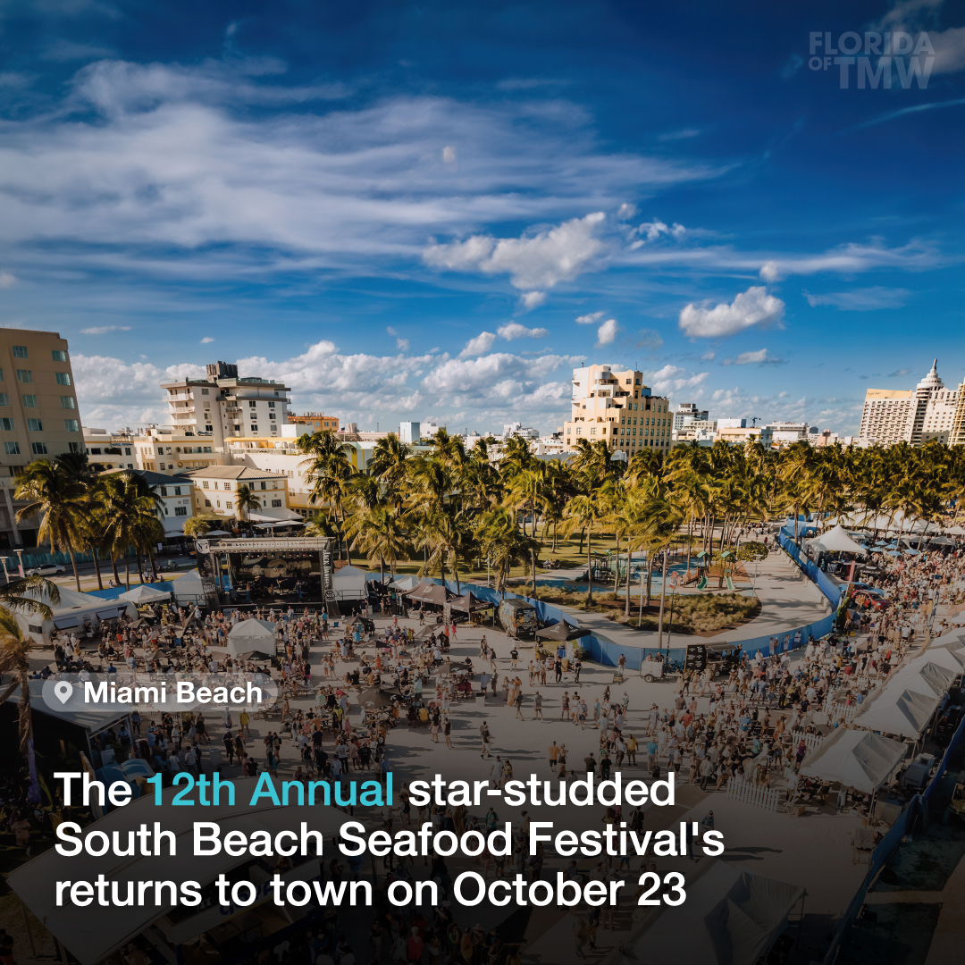 The 12th Annual South Beach Seafood Festival's four-day culinary extravaganza returns on October 23