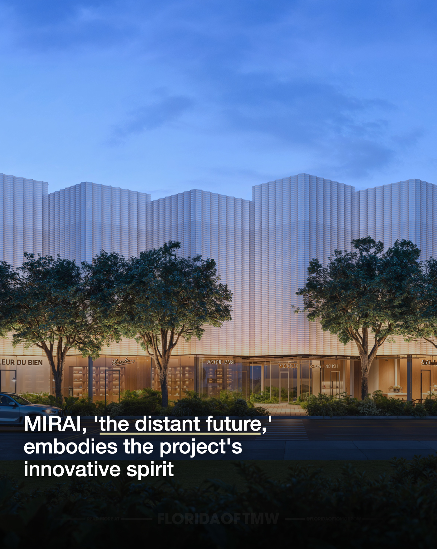 MIRAI Design District, Kengo Kuma and Associates’ first mixed-use project is coming to Miami