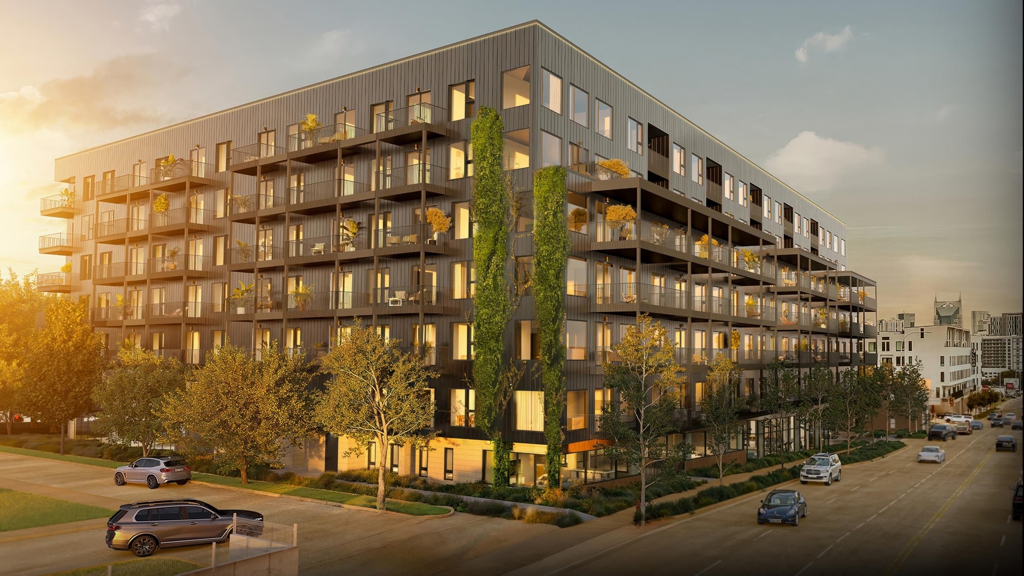 Rendering of The Modernest, CA South