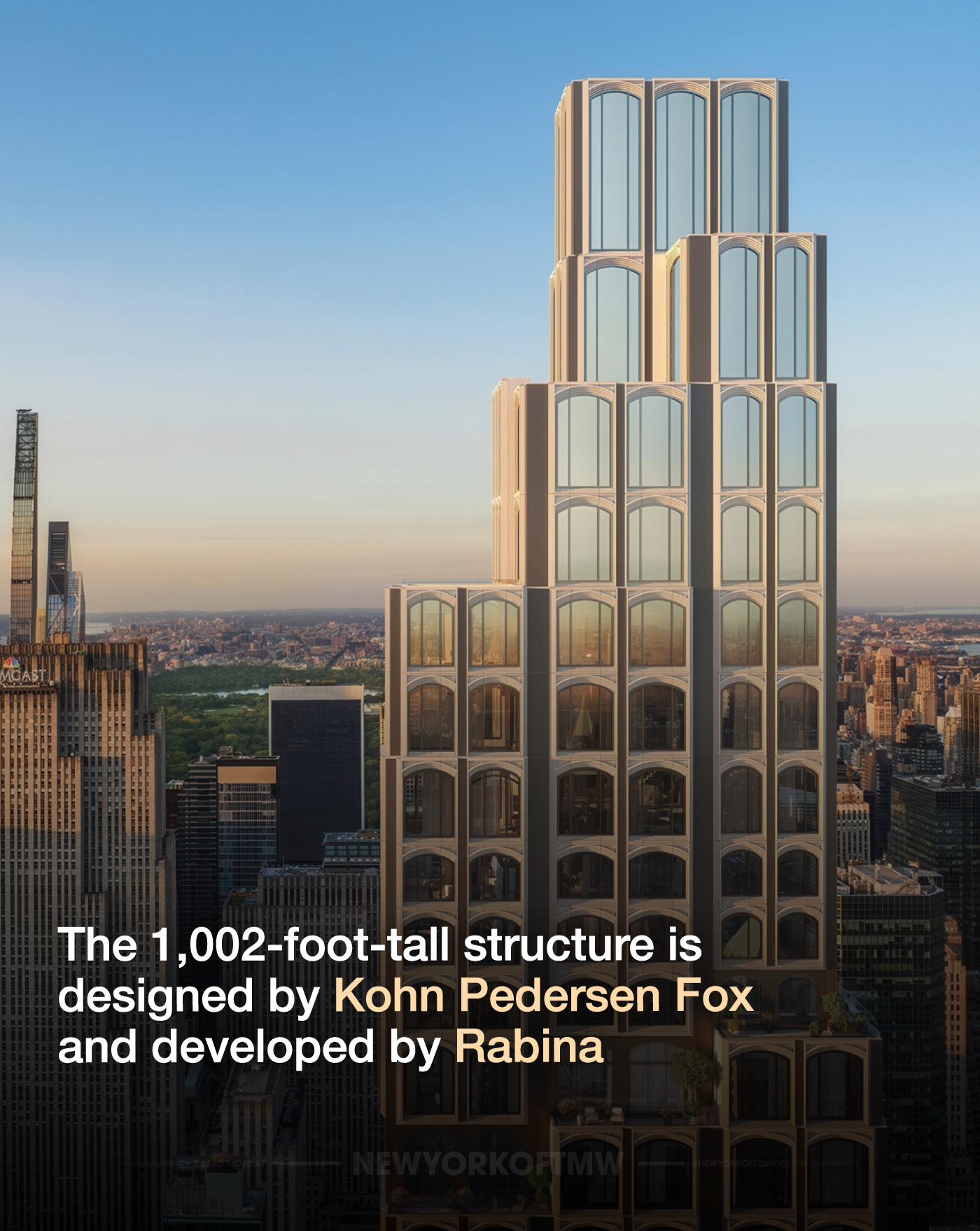 88-story 520 Fifth Avenue residential supertall tops out over Midtown