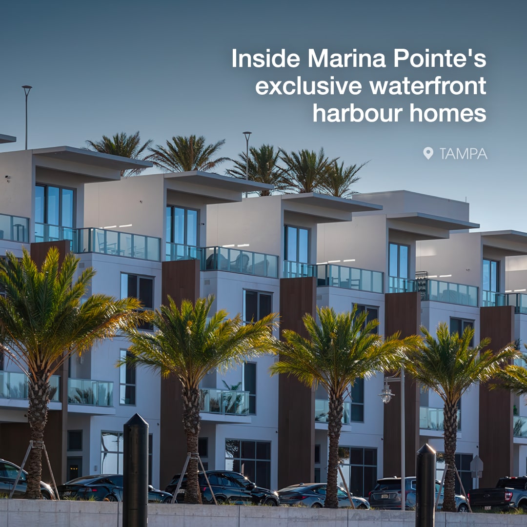 Inside Marina Pointe’s exclusive waterfront harbour homes