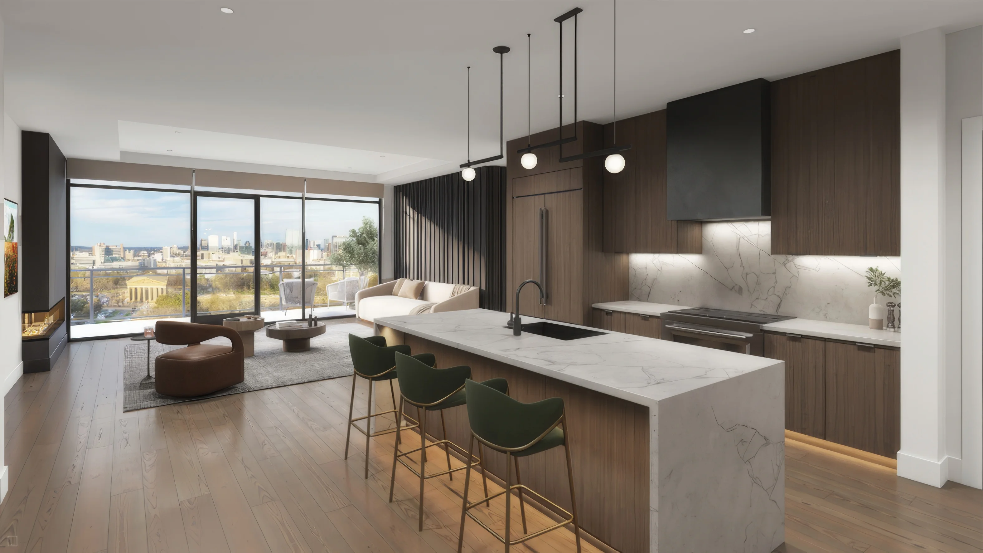 Athena at the Park, a luxury residential project offering 51 homes across five stories with resort-like amenities is coming to Nashville's west end by Fall 2024