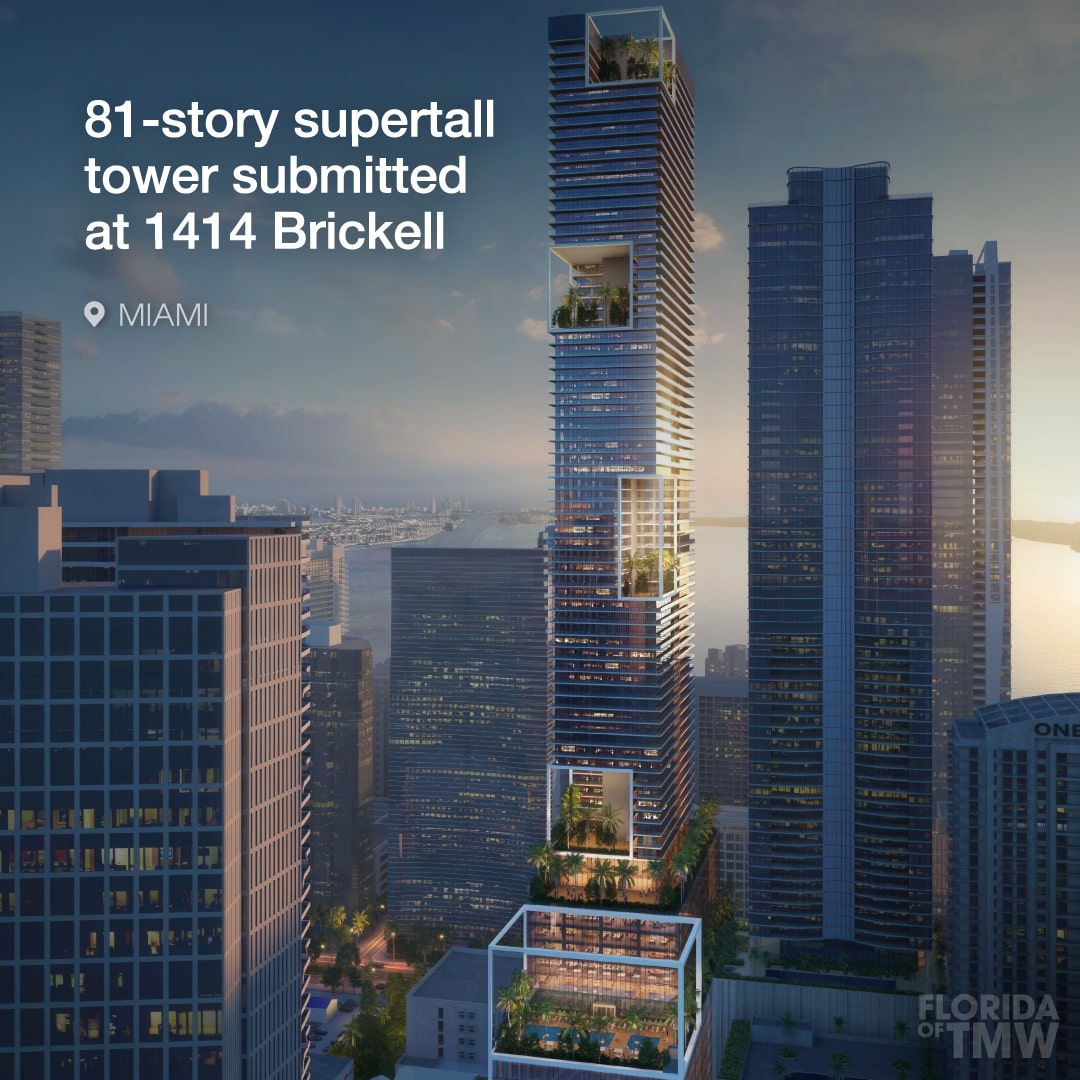 81-story supertall tower submitted at 1414 Brickell