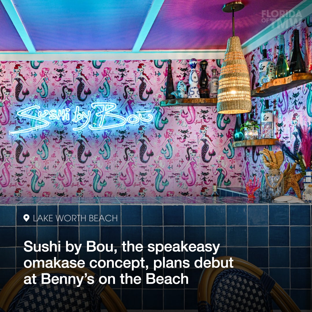 Sushi by Bou, the speakeasy omakase concept, plans debut at Benny’s on the Beach