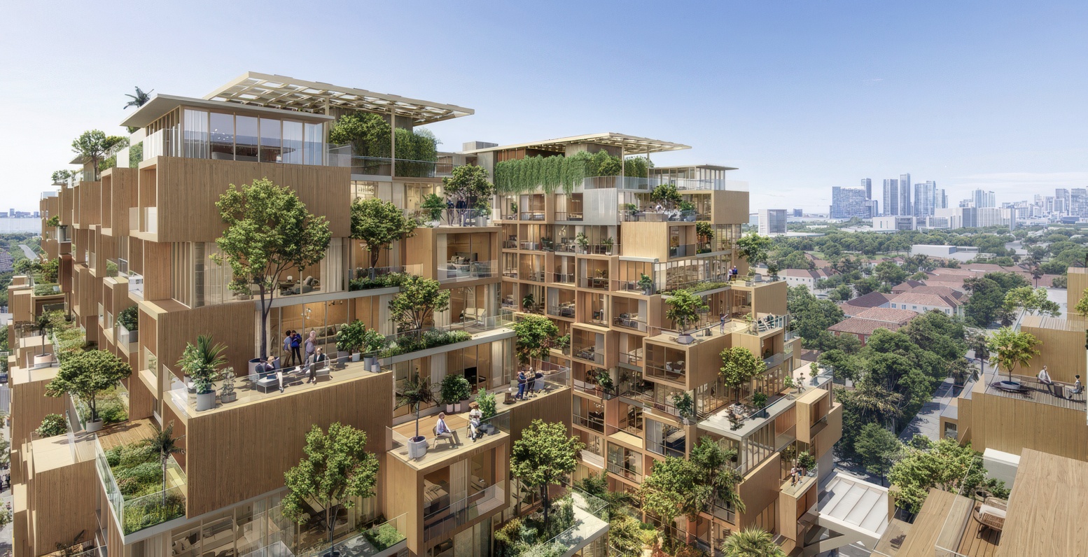 YAKOL Capital plans a biophilic tower, "House" in Miami with Japanese architect Shigeru Ban