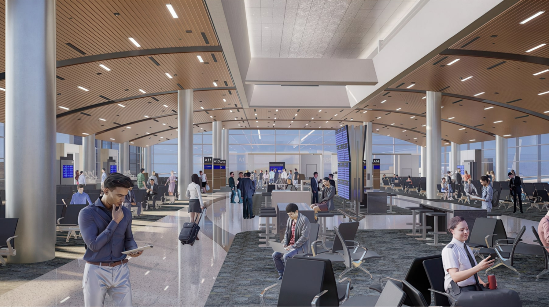 BNA’s Concourse A is tripling in size and will bring new amenities