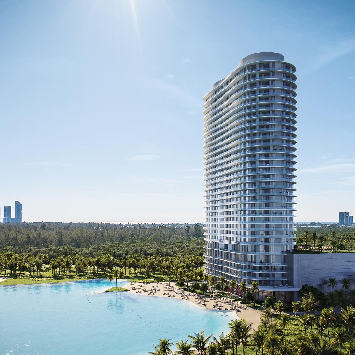 One Park Tower by Turnberry, a 33-story condominium in North Miami's SoLé Mia expect 2025 completion