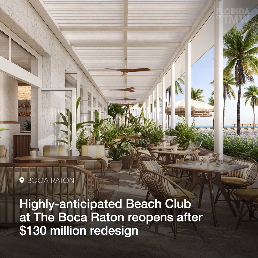 Highly-anticipated Beach Club at The Boca Raton reopens after $130 million redesign
