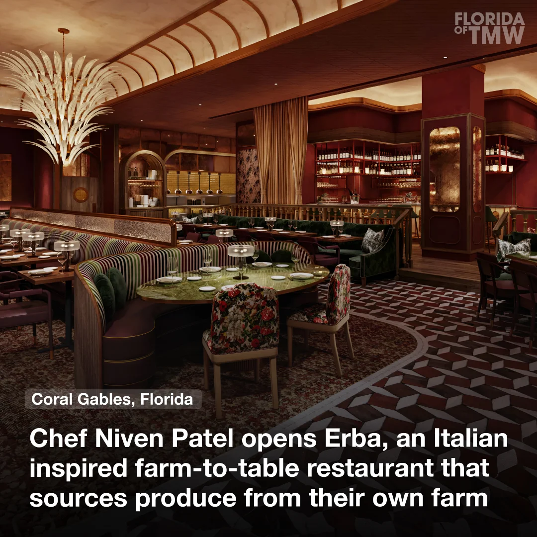 Niven Patel opens Erba, an Italian-inspired farm-to-table restaurant that sources their own produce