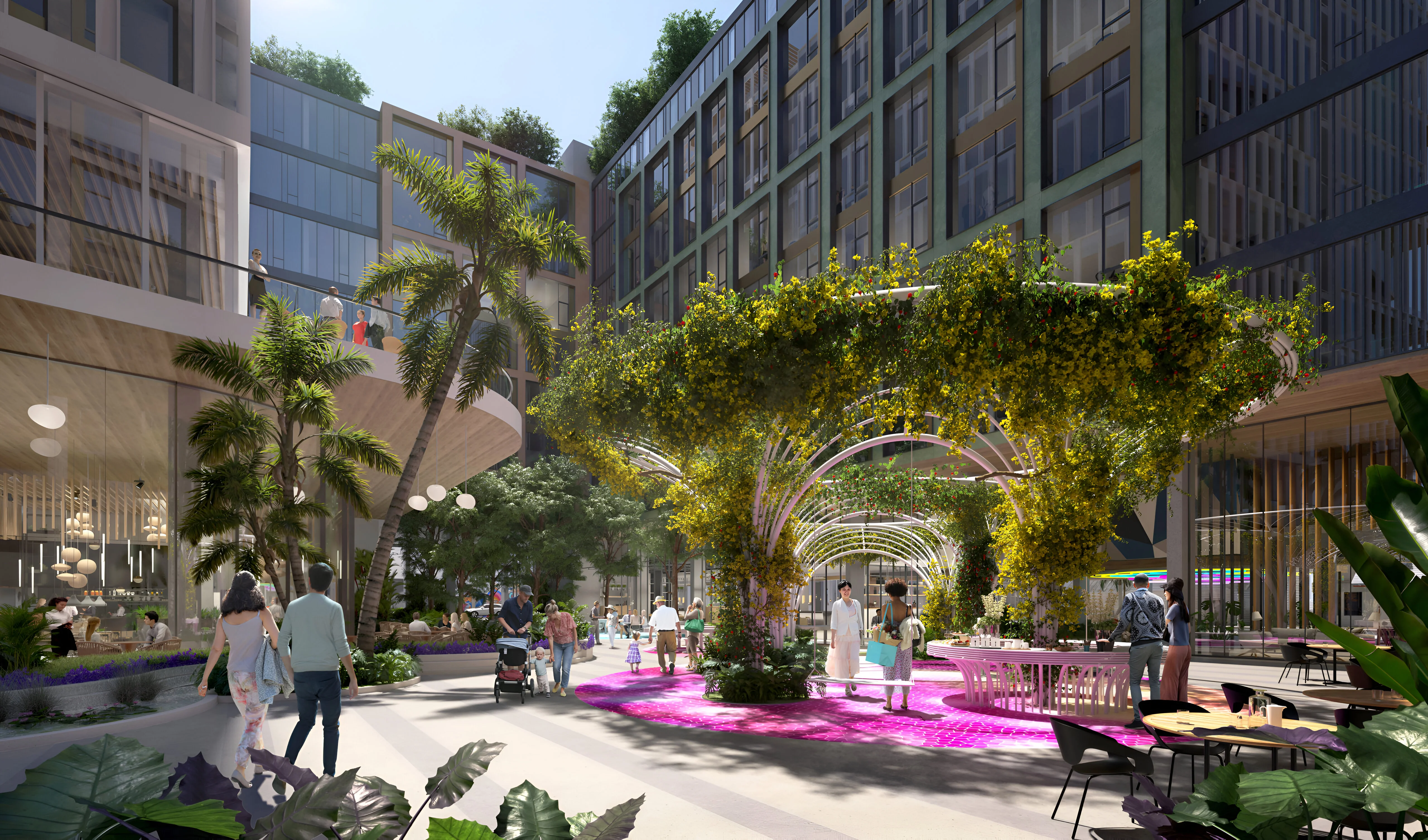 Wynwood Plaza in Wynwood Arts District reaches milestone with top-off of twelve-story office tower