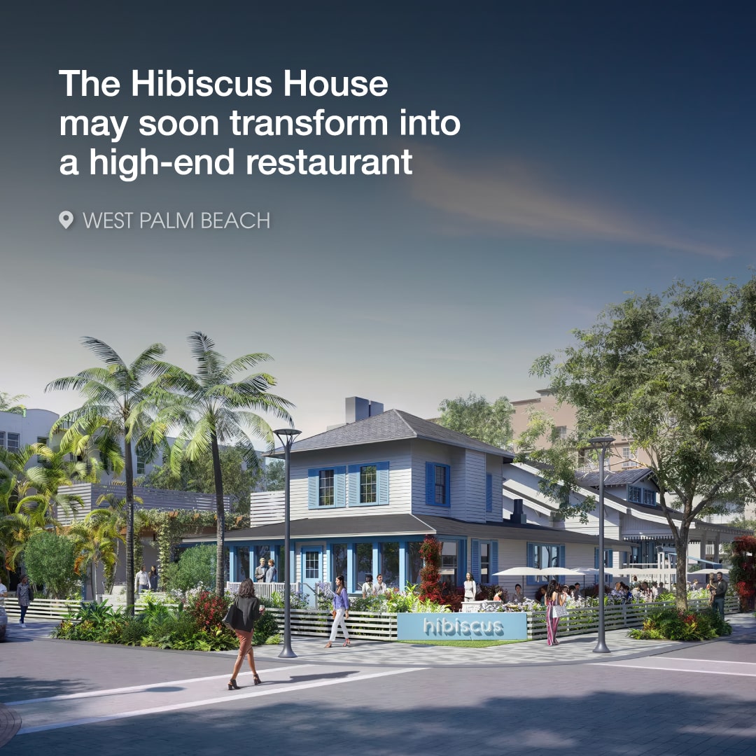 Historic Hibiscus House in Downtown West Palm Beach may soon transform into a high-end restaurant