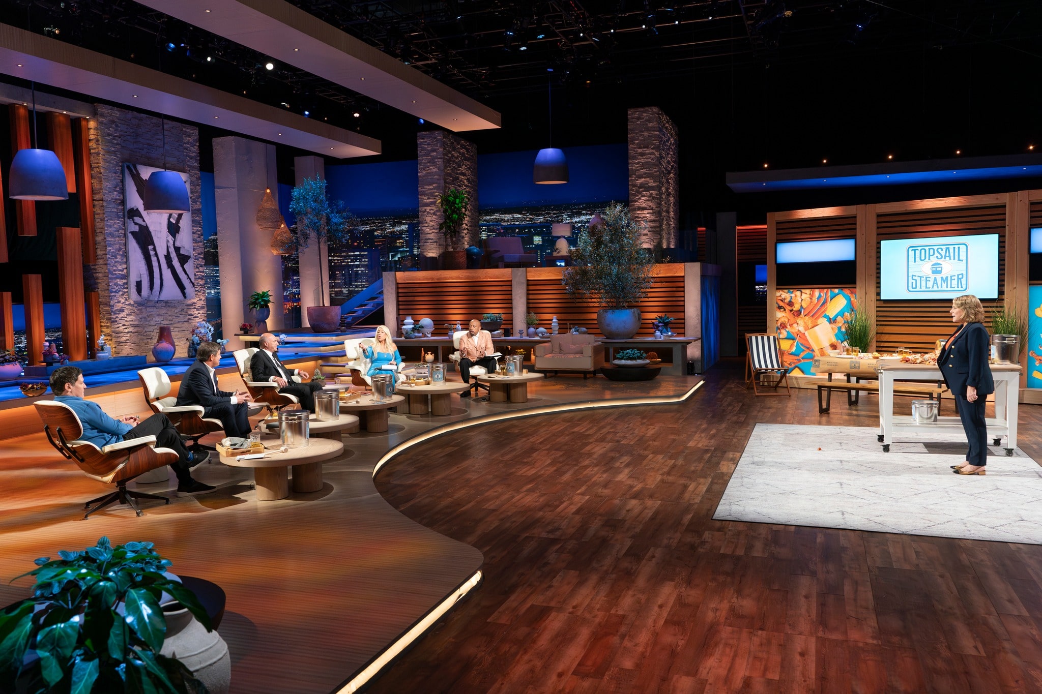 Image of Danielle Mahon at Shark Tank, Topsail Steamer