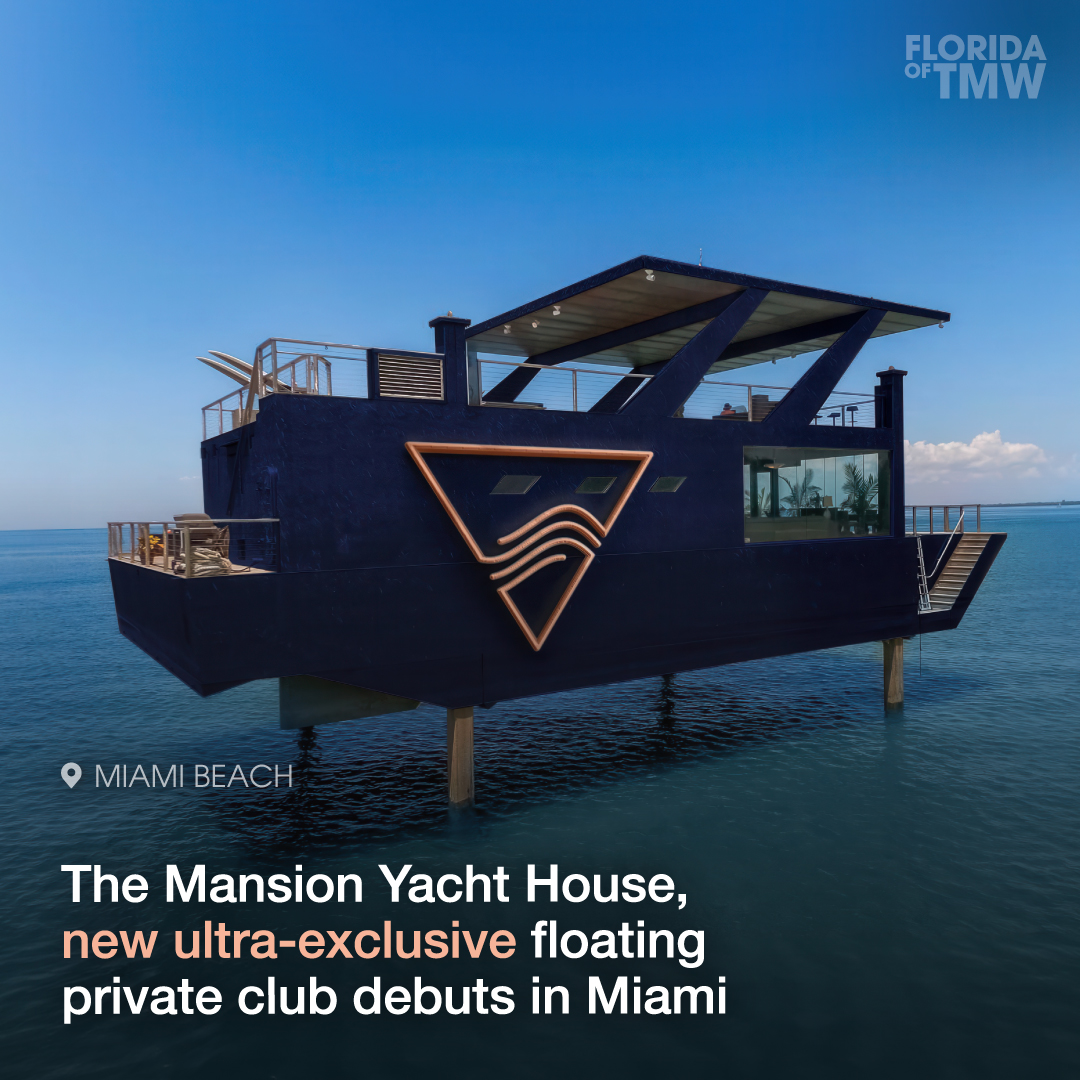 The Mansion Yacht House, a new ultra-exclusive floating private club debuts in Miami