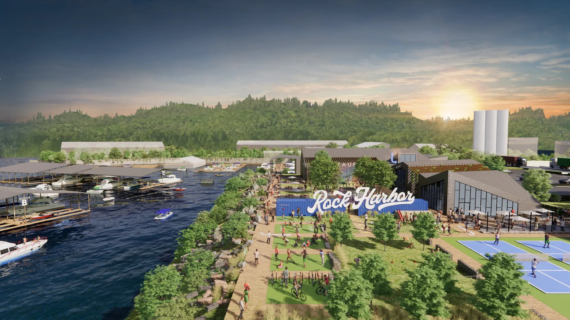 New mixed-use waterfront destination, Rock Harbor Marina, is coming to the Cumberland River