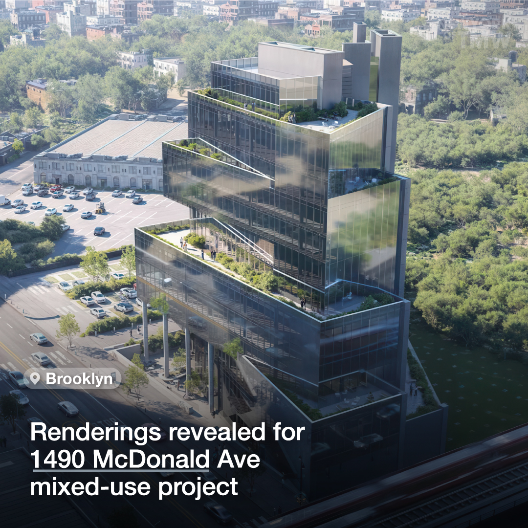 Renderings revealed for 1490 McDonald Ave mixed-use project