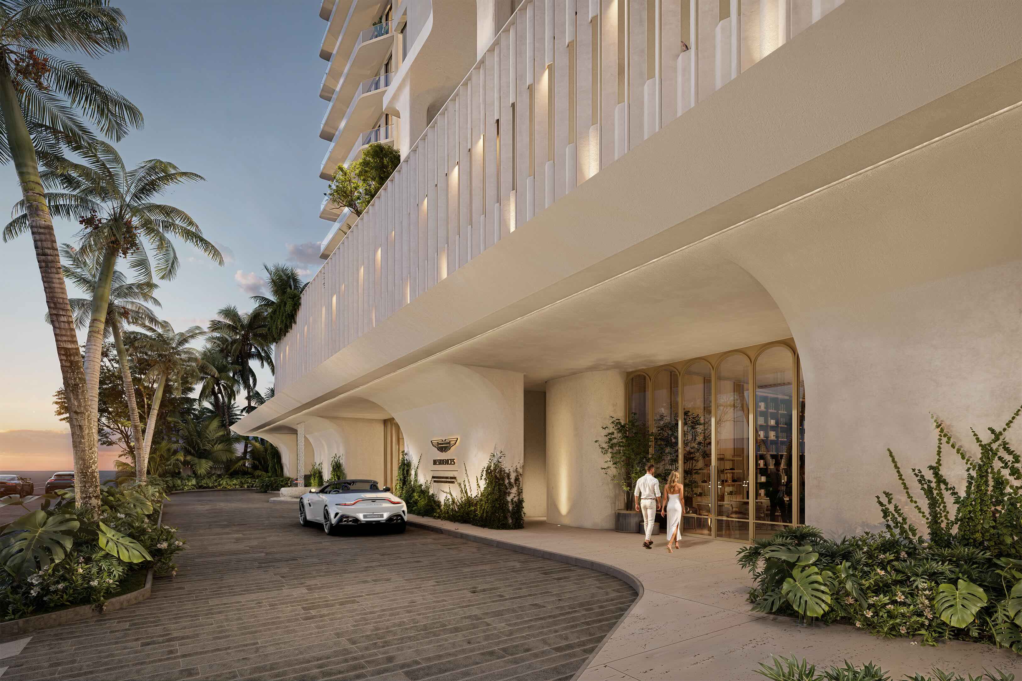Rendering of Aston Martin Residences Daytona Beach Shores