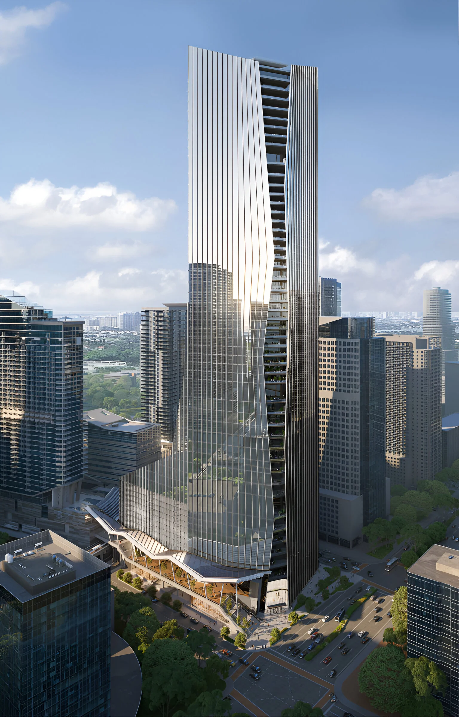 One Brickell City Centre, set to be tallest commercial building in Florida, continues construction