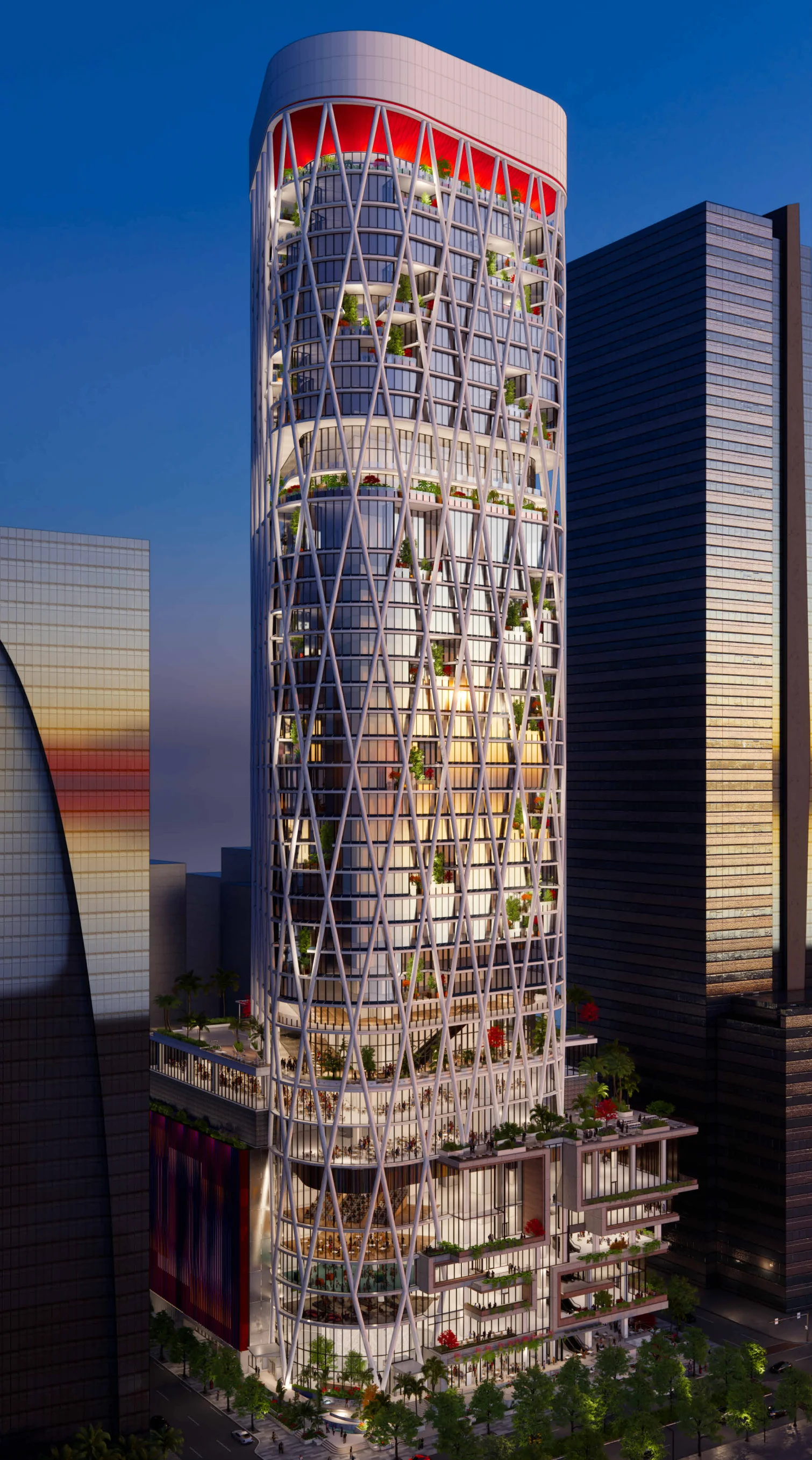 40-Story LEED Platinum-certified, Santander Tower,is planned in Brickell, Miami’s Financial District, and will offer 600,000 square feet of Class A office space