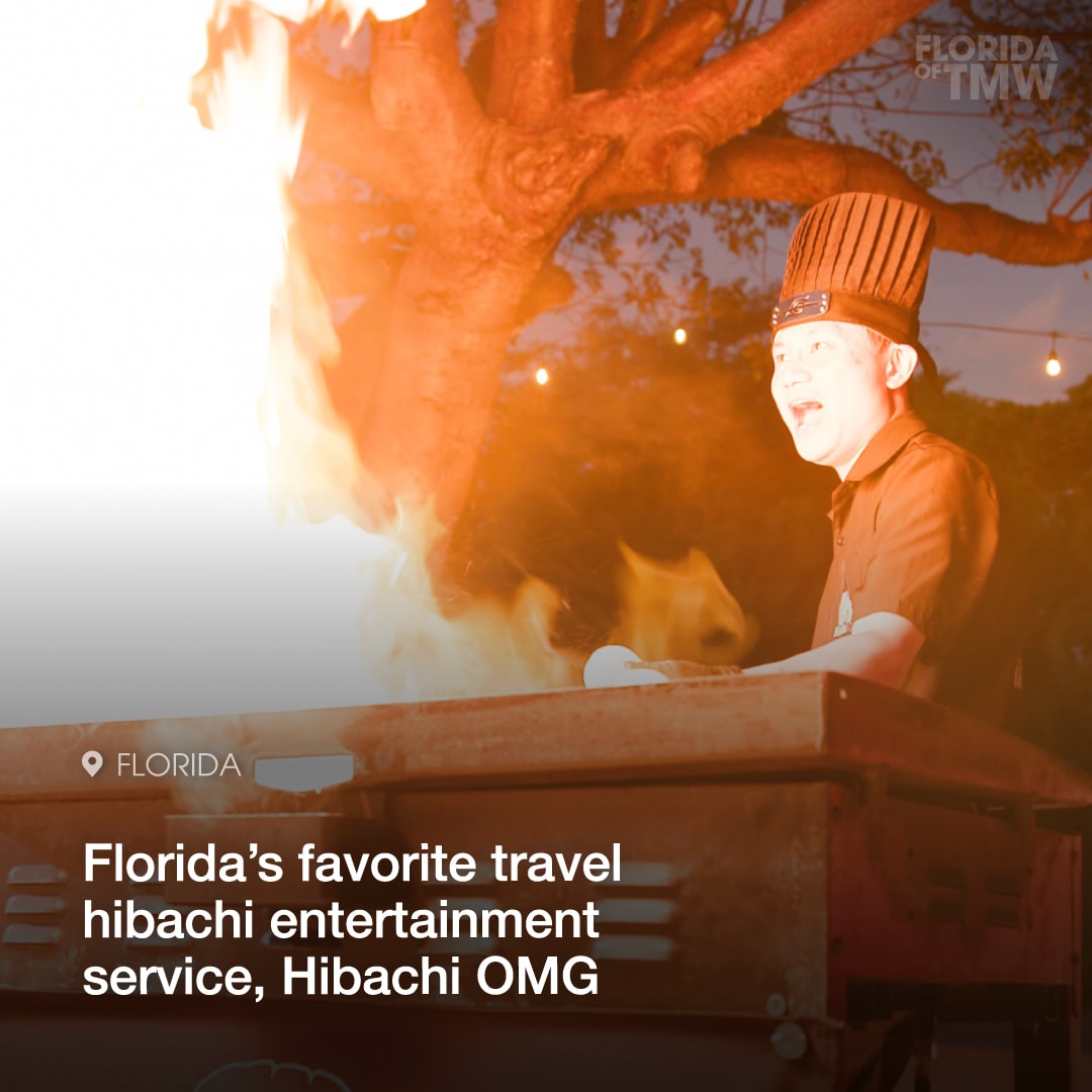 Florida’s favorite travel hibachi entertainment, Hibachi OMG