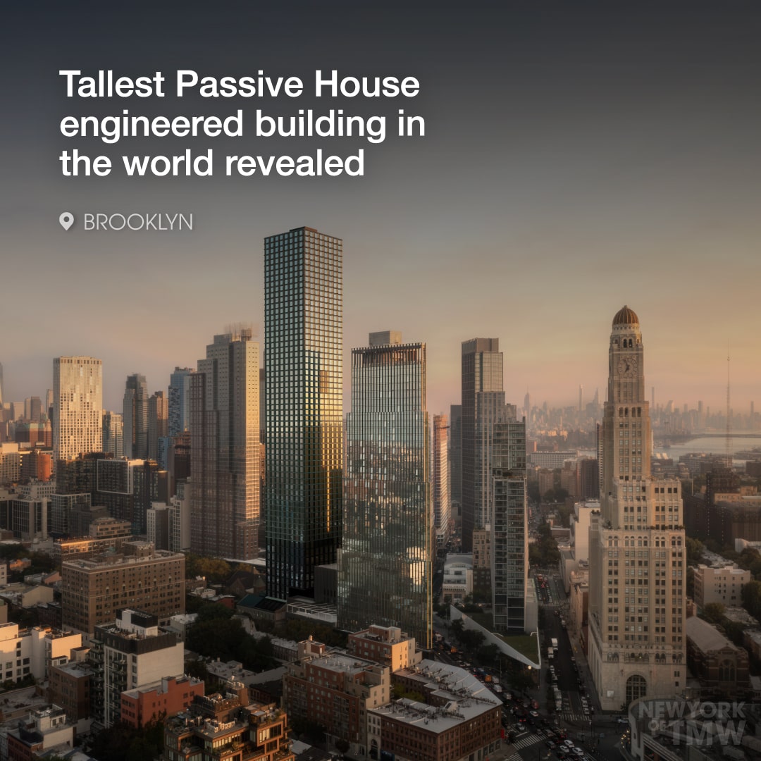 The tallest Passive House-engineered building in the world revealed in the Alloy Block of Downtown Brooklyn