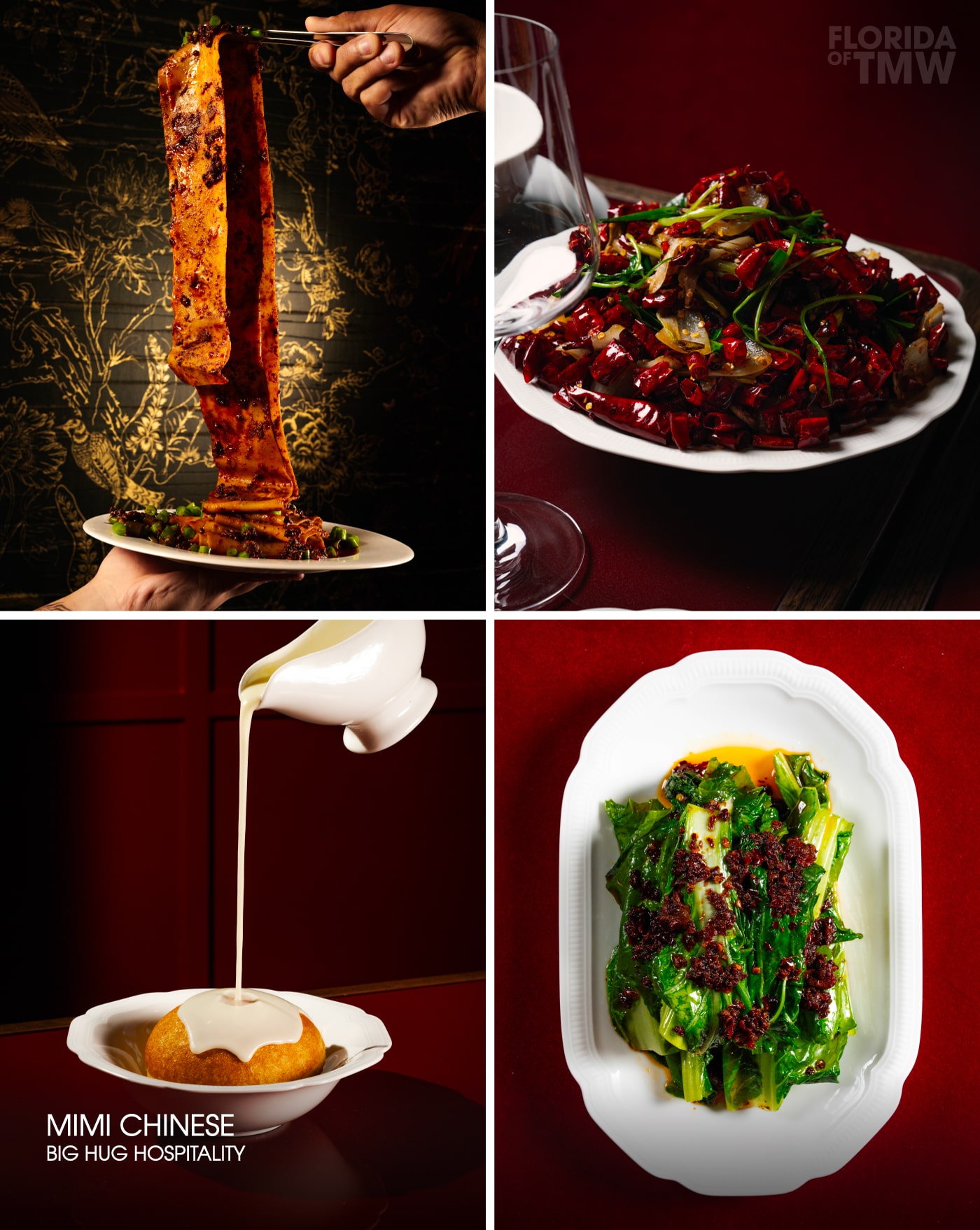 Food menu at MIMI Miami
