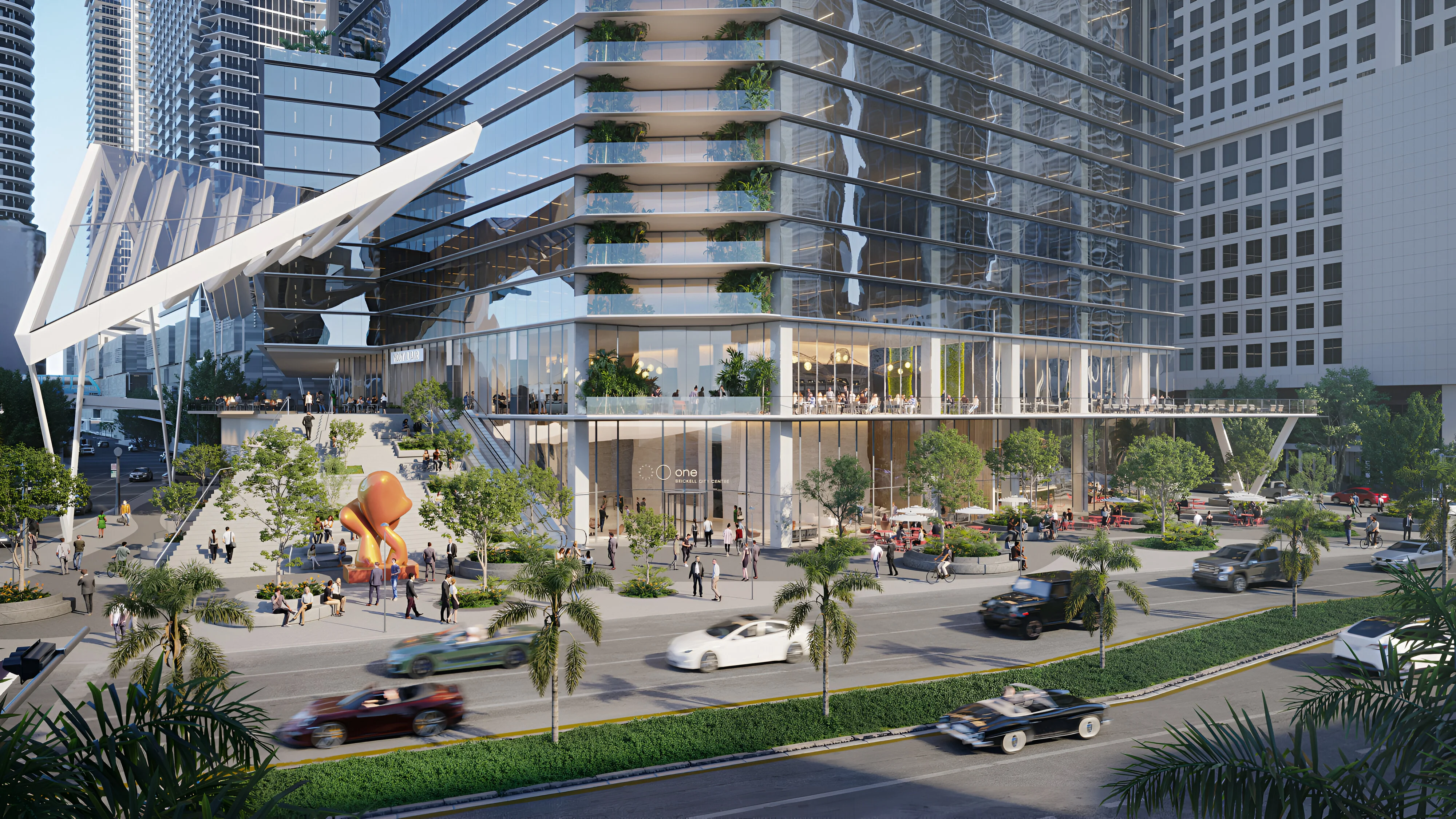 One Brickell City Centre, set to be tallest commercial building in Florida, continues construction