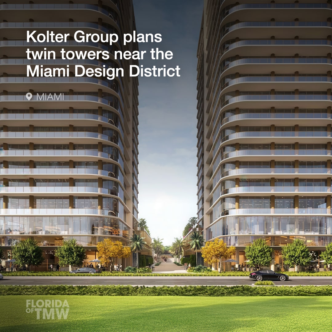 Kolter Group plans twin 20-story towers near the Miami Design District