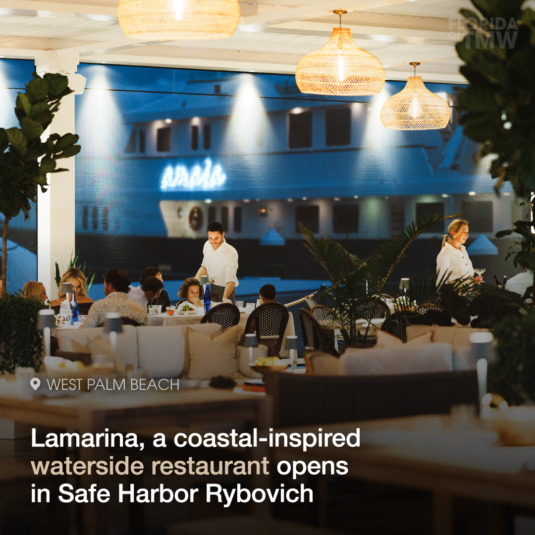 Lamarina, a coastal-inspired waterside restaurant opens in Safe Harbor Rybovich