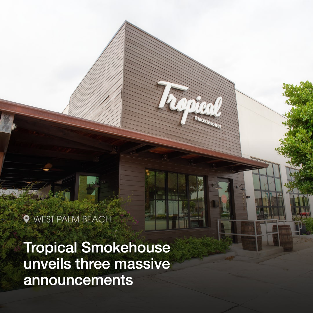 Tropical Smokehouse unveils three massive announcements