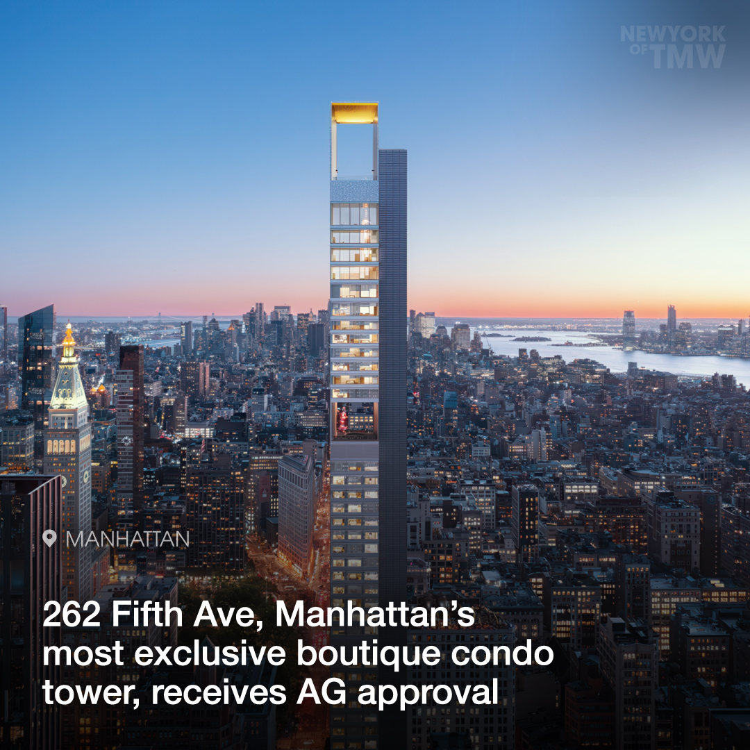 262 Fifth Ave, Manhattan’s most exclusive boutique condo tower, receives AG approval