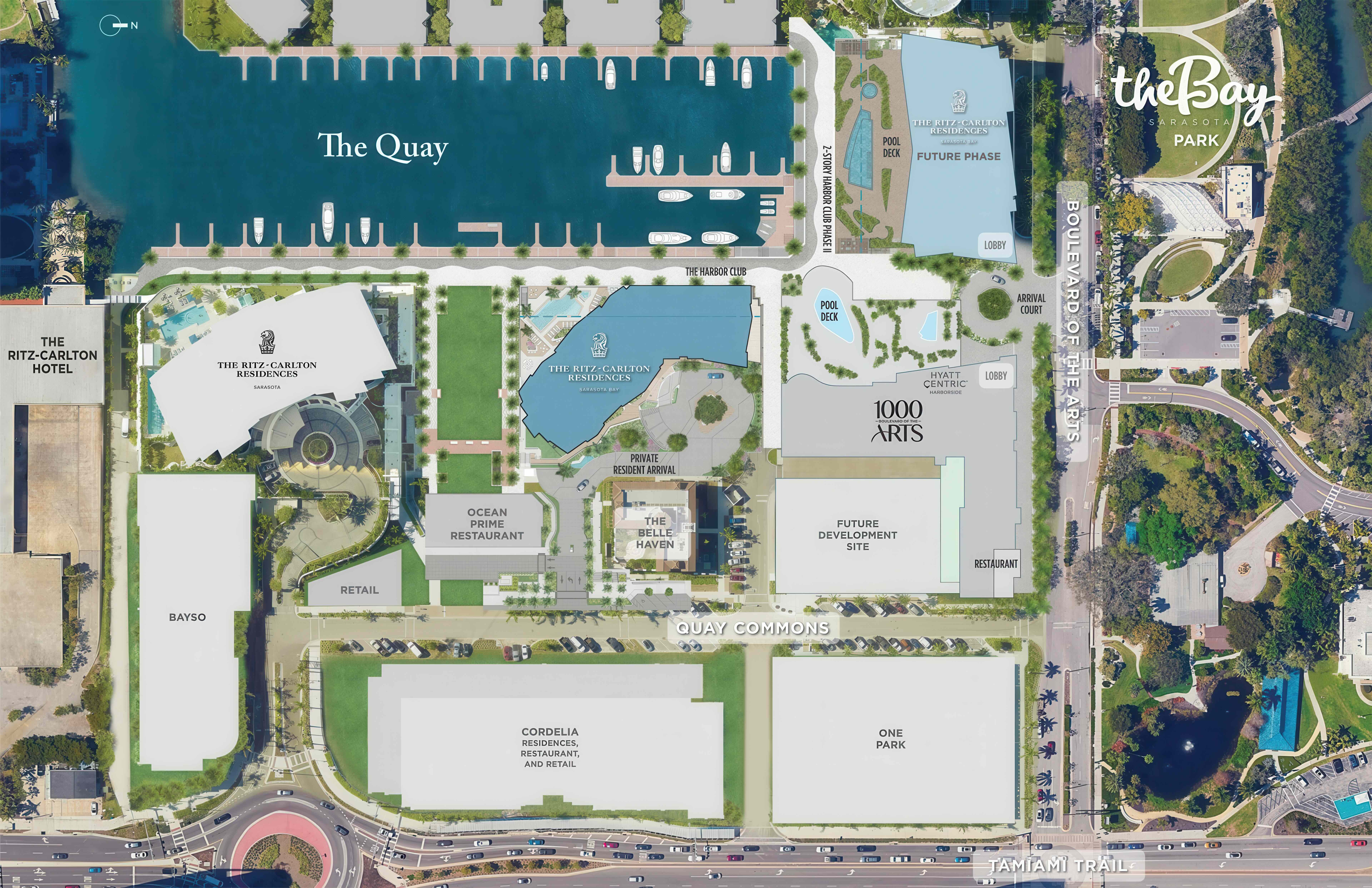 A 14-acre waterfront district development shaping the future of Sarasota Bay